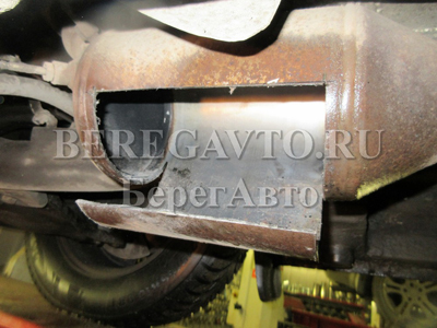 металлический корпус сажевого фильтра Mercedes Benz Vito 2008